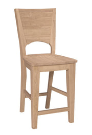 Canyon Full Stool - Barewood