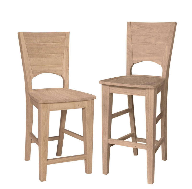 Canyon Full Stool - Barewood