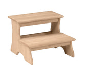 Two-Step Stool - Barewood