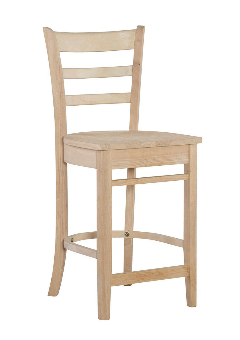 Emily Stool - Barewood