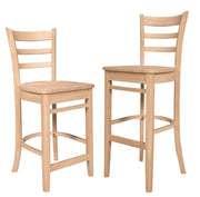 Emily Stool - Barewood