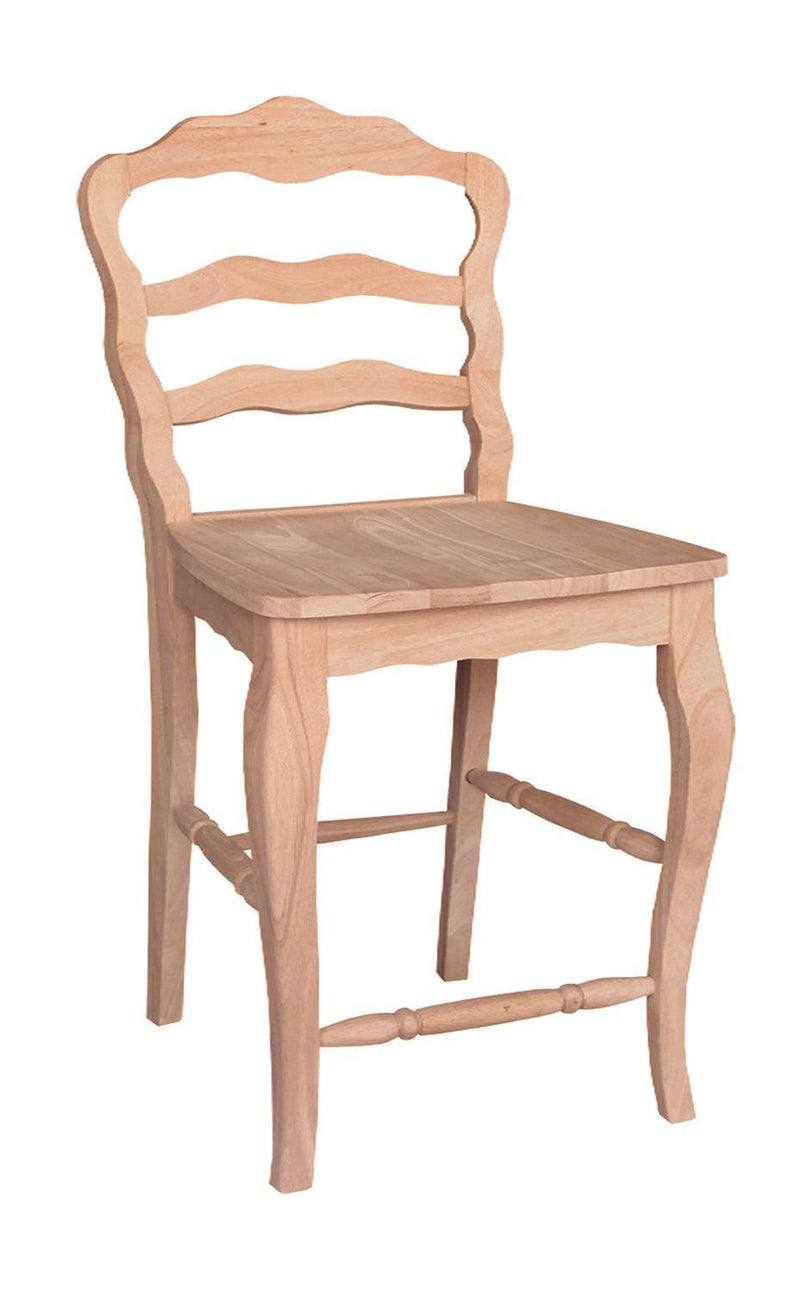 Versailles Ladderback Stool - Barewood