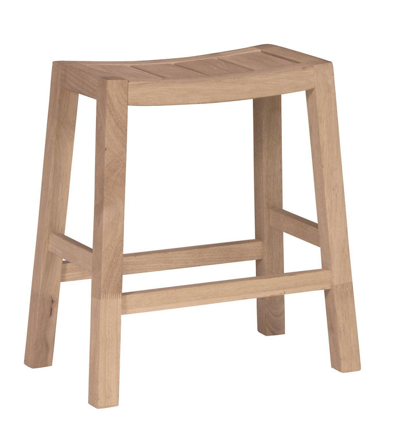 Ranch Stool - Barewood
