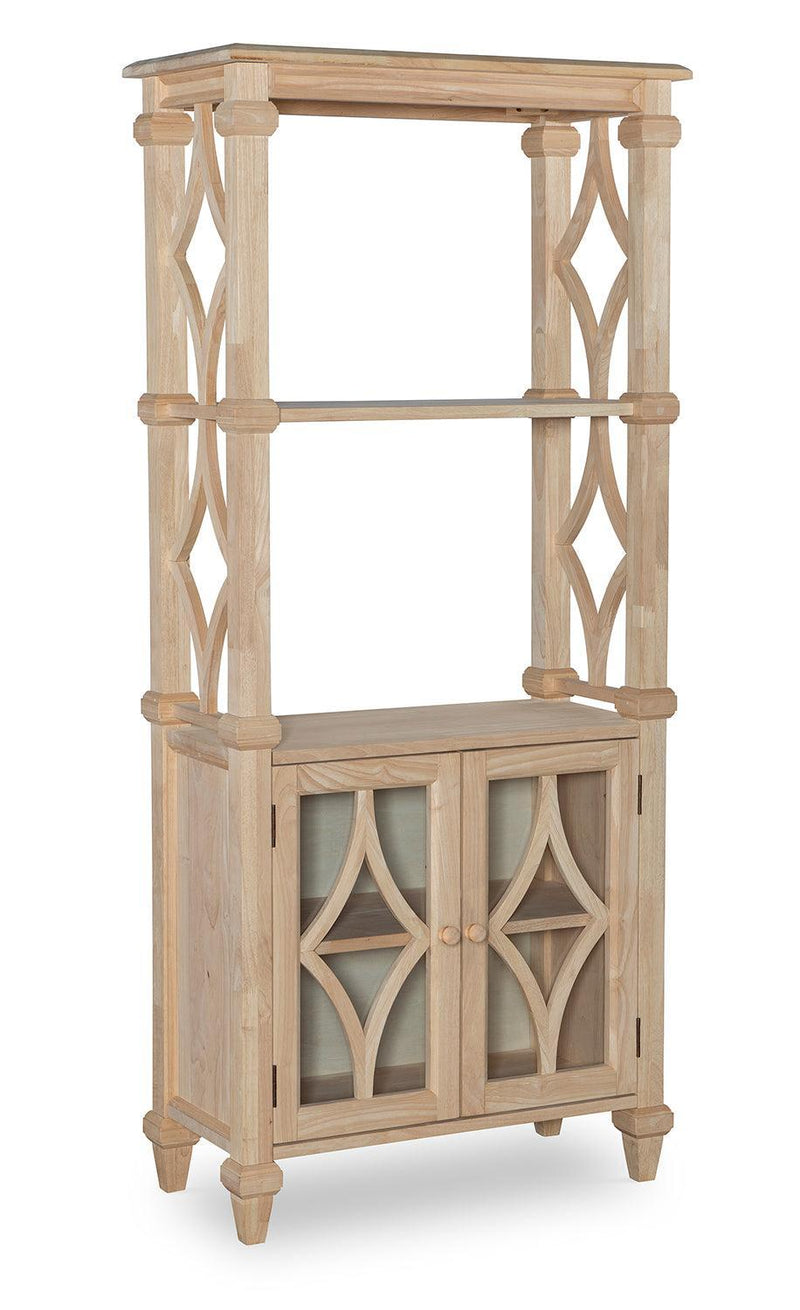 Josephine Display Cabinet - Barewood