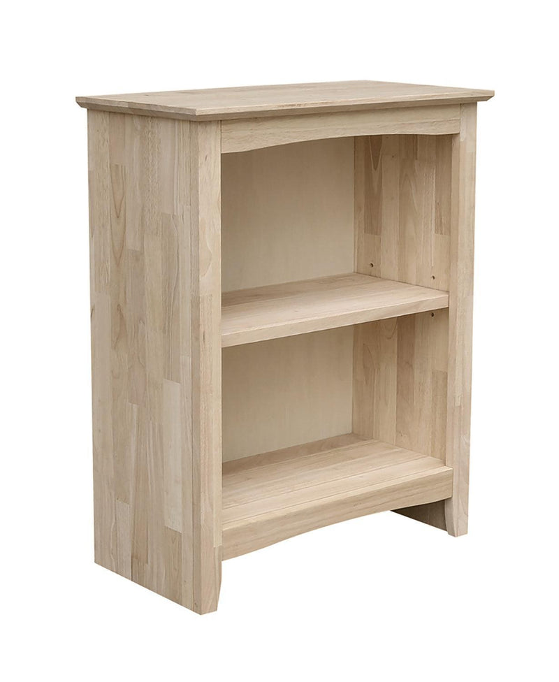 24”w Shaker Bookcase - Barewood