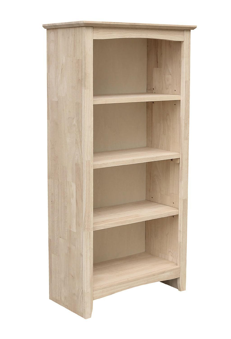 24”w Shaker Bookcase - Barewood
