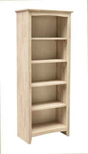 24”w Shaker Bookcase - Barewood