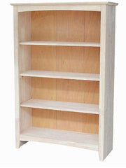 32"w Shaker Bookcase - Barewood