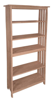 Mission Bookcase - Barewood