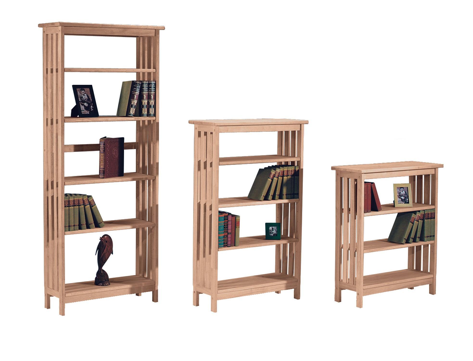 Mission Backless Bookcase – Available in 36