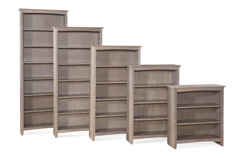 32"w Shaker Bookcase - Barewood