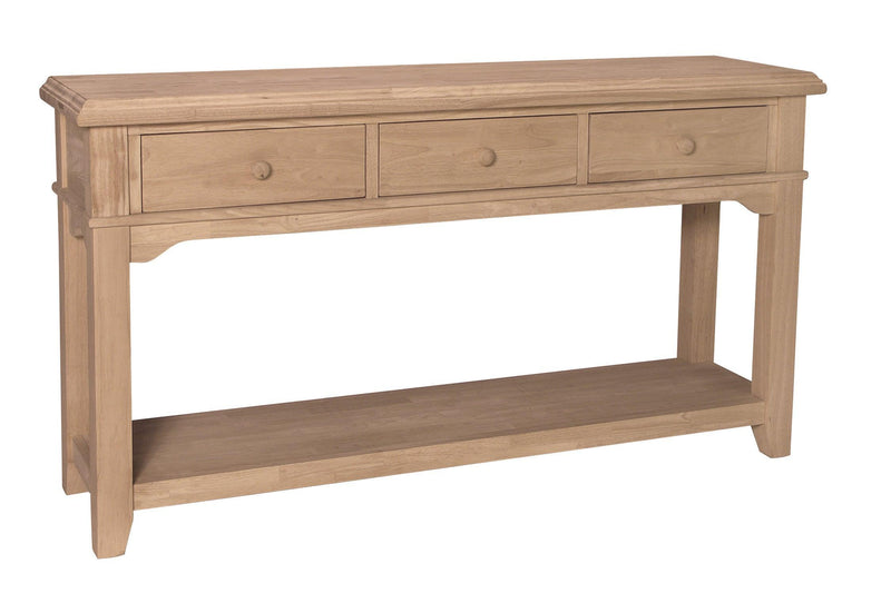 Canyon Winerack Server - Barewood