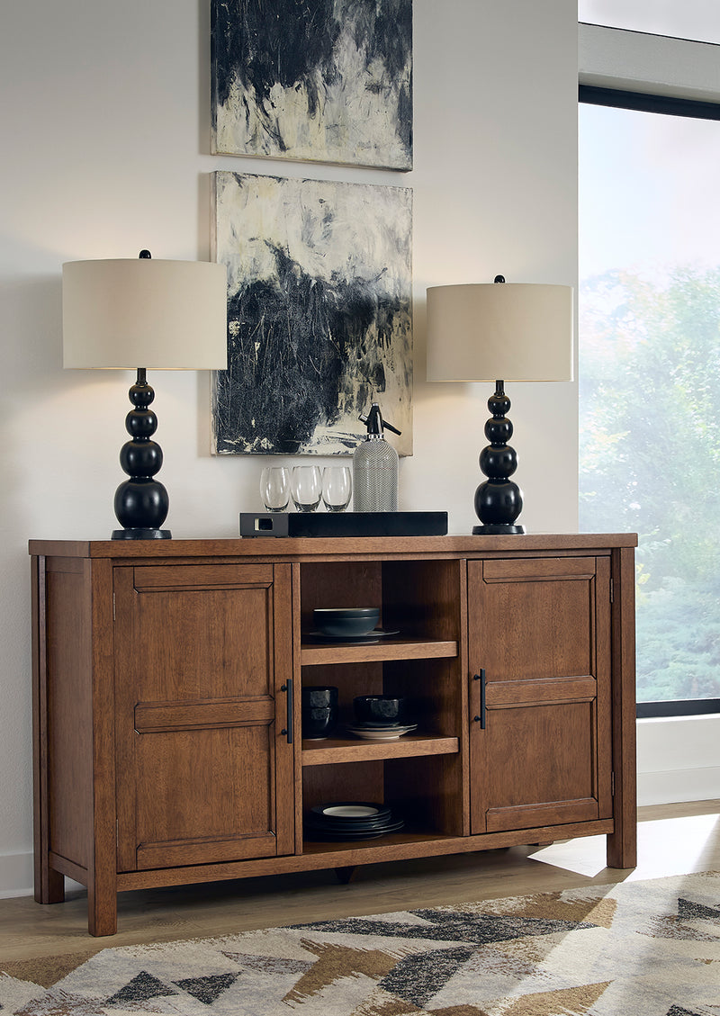 Cora Buffet in Bourbon, styled - Barewood