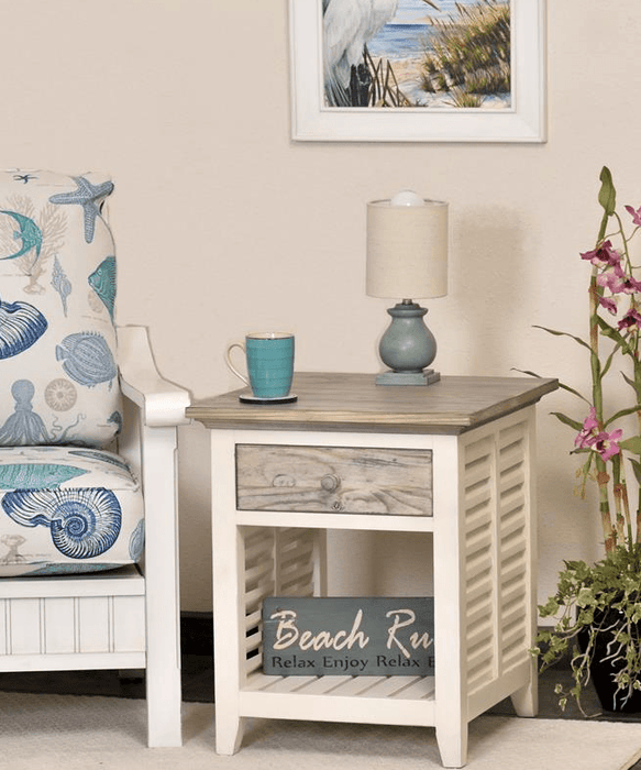 Islamorada End Table - Barewood