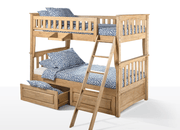 Sailboat Twin/Twin Bunk - Barewood