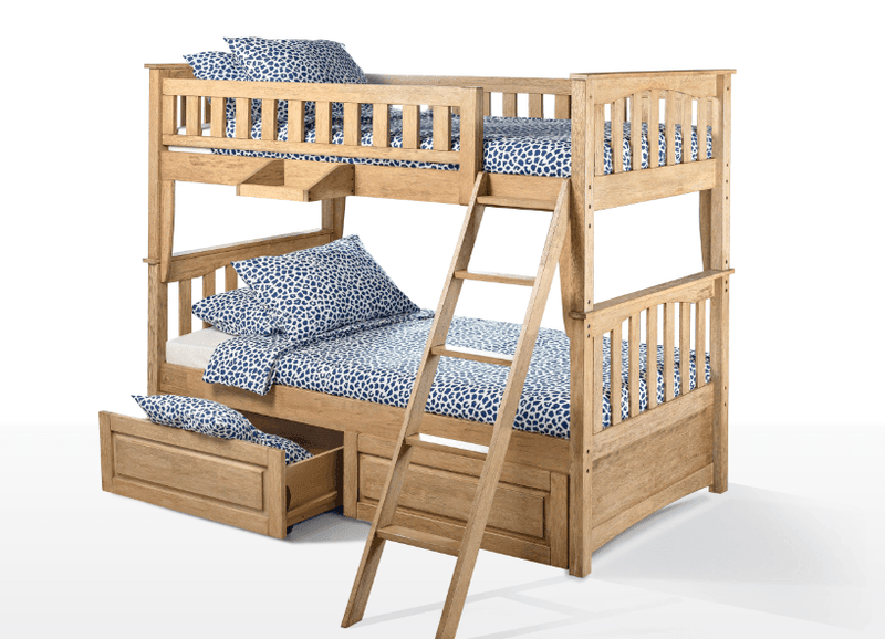 Sailboat Twin/Twin Bunk - Barewood