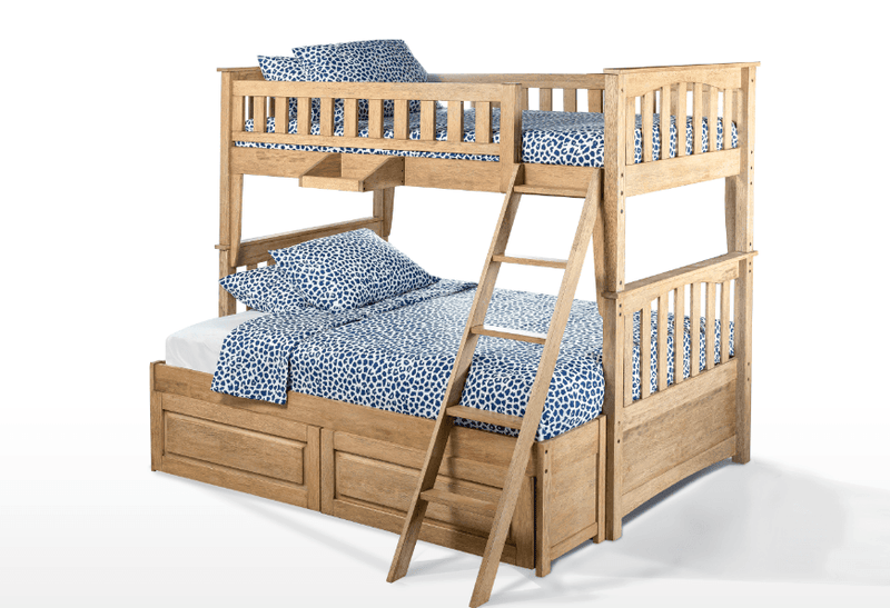 Sailboat Twin/Full Bunk - Barewood