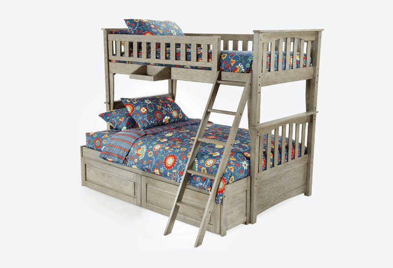 Sailboat Twin/Full Bunk - Barewood