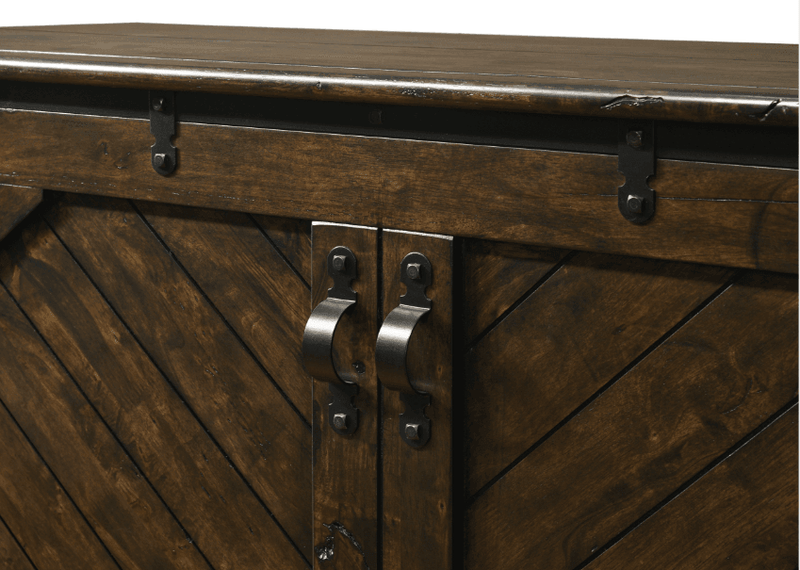 Ranchero Murphy Cabinet - Barewood