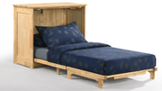 Orion Cabinet Bed - Barewood