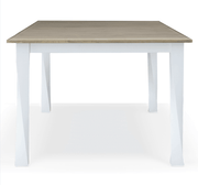 Amish Essentials Rectangular Counter Height Twist Leg Table- Painted Base - Barewood