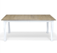 Amish Essentials 90" Rectangular Twist Leg Table-Two Tone - Barewood