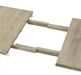Amish Essentials Rectangular Twist Leg Table- Painted Base - Barewood