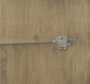 Amish Essentials 78" Boat Shaped Counter Height Twist Leg Table-Two Tone - Barewood