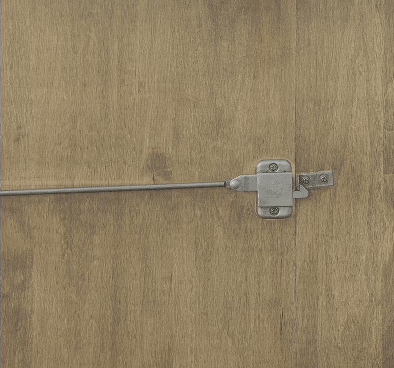 Amish Essentials 78" Boat Shaped Shaker Tapered Leg Table-Two Tone - Barewood