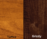 Amish Essentials 78" Bow End Counter Height Shaker Tapered Leg Table-Two Tone - Barewood