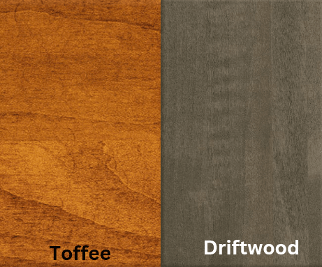 Amish Essentials 78" Bow End Flare Leg Table- Two-Tone - Barewood