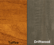 Amish Essentials 78" Boat Shaped Counter Height Flare Leg Table-Two Tone - Barewood