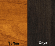 Amish Essentials 66" Rectangular Twist Leg Table-Two Tone - Barewood