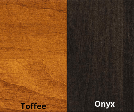 Amish Essentials 66" Rectangular Twist Leg Table-Two Tone - Barewood