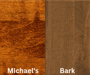 Amish Essentials 78" Rectangular Counter Height Twist Leg Table-Two Tone - Barewood