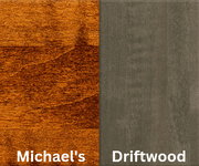 Amish Essentials 90" Rectangular Twist Leg Table-Two Tone - Barewood