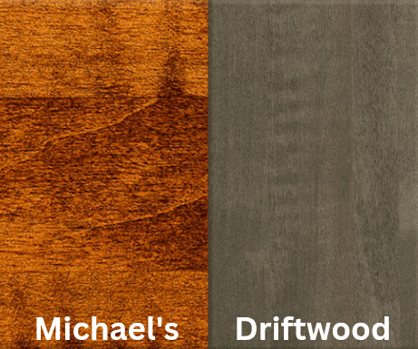 Amish Essentials 78" Rectangular Counter Height Four-sided Taper Leg Table- Two-Tone - Barewood