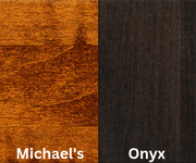 Amish Essentials 78" Rectangular Counter Height Four-sided Taper Leg Table- Two-Tone - Barewood