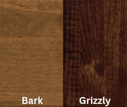 Amish Essentials 90" Rectangular Counter Height Four-sided Taper Leg Table- Two-Tone - Barewood