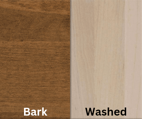 Amish Essentials 66" Rectangular Counter Height Four-sided Taper Leg Table- Two-Tone - Barewood