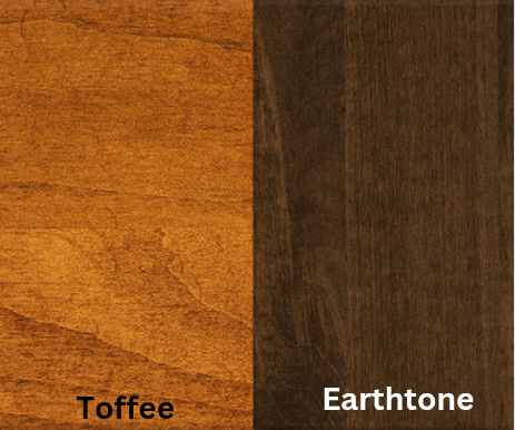 Amish Essentials 66" Rectangular Counter Height Twist Leg Table-Two Tone