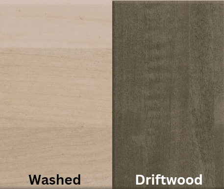 Amish Essentials 66" Rectangular Four-sided Taper Leg Table- Two-Tone - Barewood