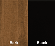 Amish Essentials Two Door Server- Painted Base - Barewood