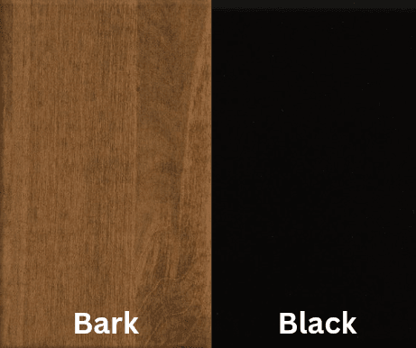 Amish Essentials Rectangular 4-Sided Taper Leg Table- Painted Base - Barewood