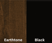 Amish Essentials 78" Bow End Flare Leg Table- Two-Tone - Barewood