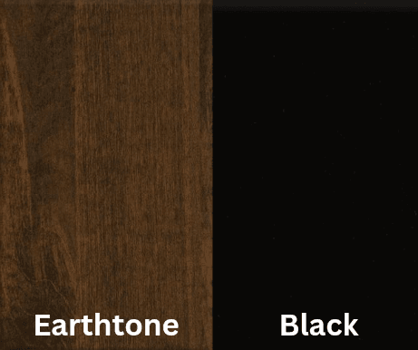 Amish Essentials Bowed Table- Painted Base