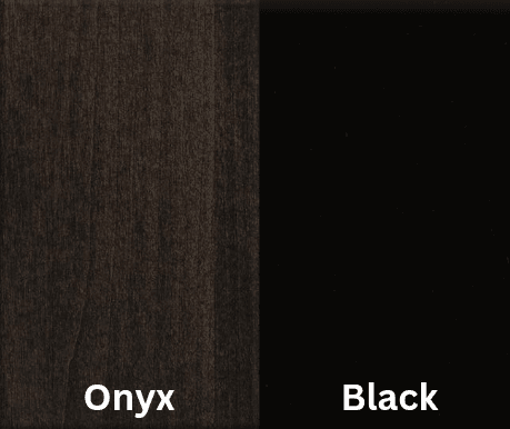 Amish Essentials Two Door Server- Painted Base - Barewood