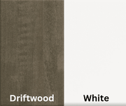 Amish Essentials Two Door Server- Painted Base - Barewood