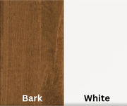 Amish Essentials Rectangular Counter Height 4-Sided Taper Leg Table- Painted Base - Barewood