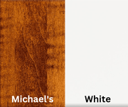 Amish Essentials Two Door Server- Painted Base - Barewood